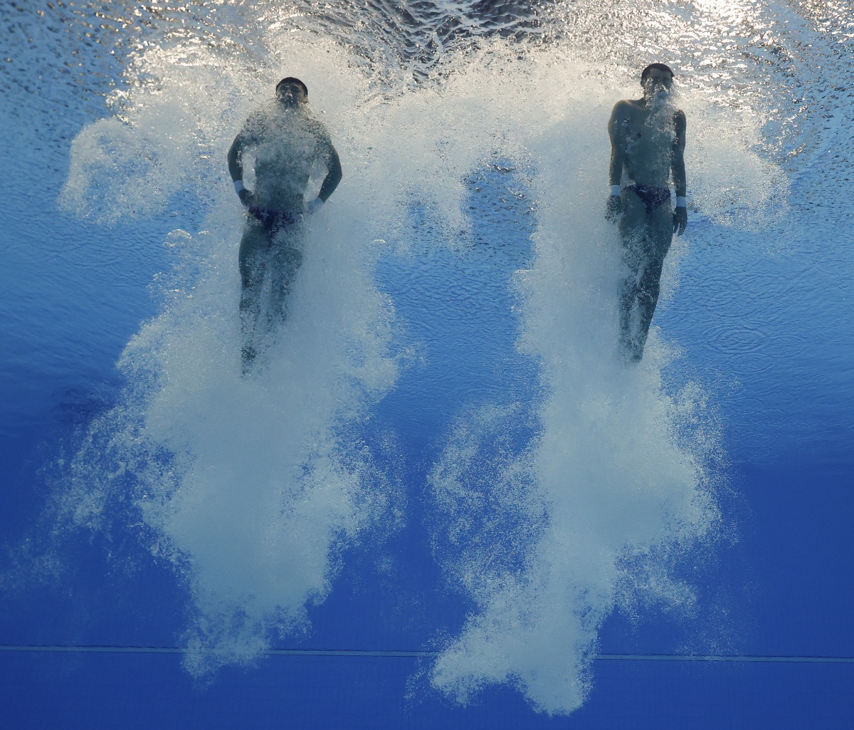 澳大利亚跳水队双人组合夺得银牌
